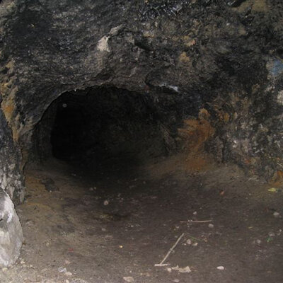 Tunnel des alten Glütschbachkanals